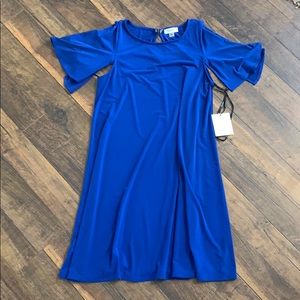 Bright blue Calvin Klein dress